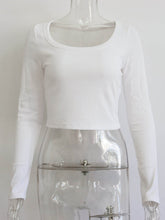 Casual bottoming shirt slim knitted top